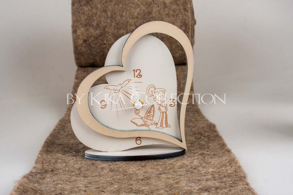 223-050 ANGELI Orologio personalizzabile cuore
