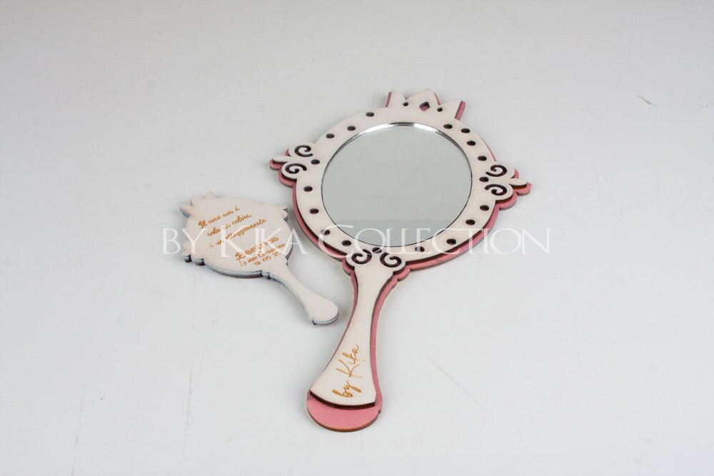 500-447 PINK Specchio grande personalizzabile