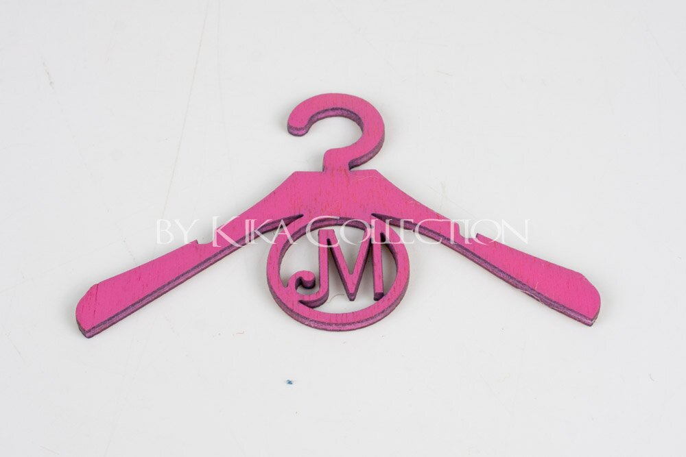 500-445 PINK Gruccia con iniziale