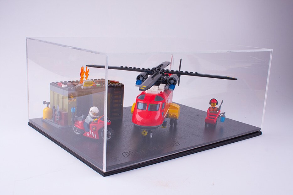 Teca in plexiglass Lego