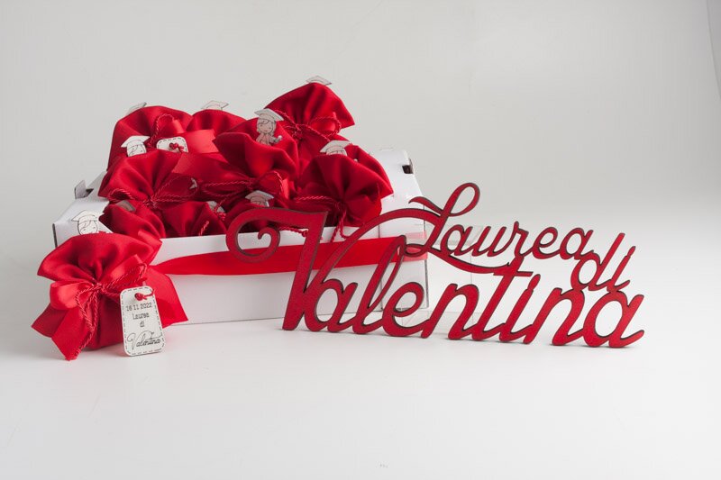 500-088-2 Scritta legno "laurea di..." 40cm